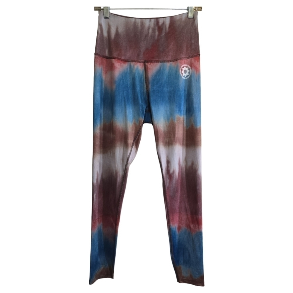 Beyond Yoga Lux Mantra High Waisted Leggings Large Tie Dye Stripe